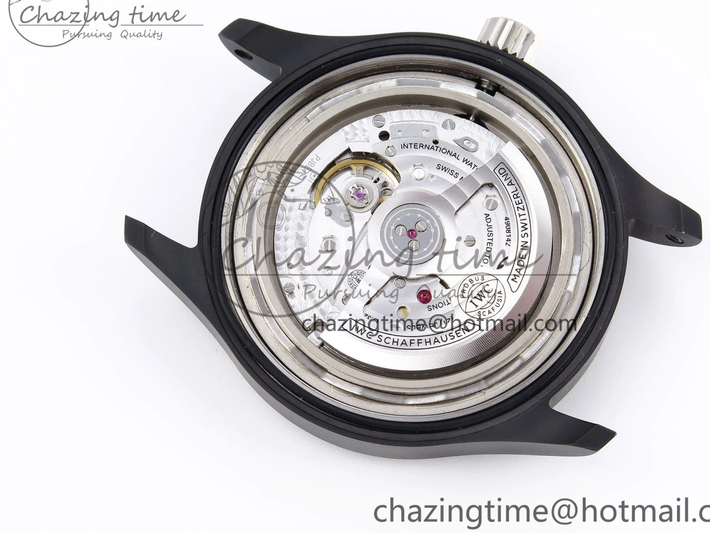 MIROTIME 0208 FreshLook Pilot’s Watch Top Gun Black Ceramic IW326901 ZF 1:1 Best Edition on Black Nylon Strap A 7026